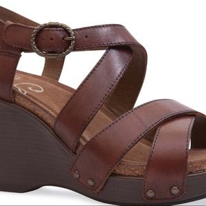 Dansko Frida sandals, brown, size 39